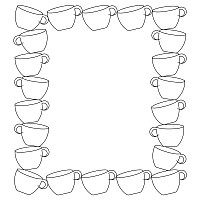 tea cup frame